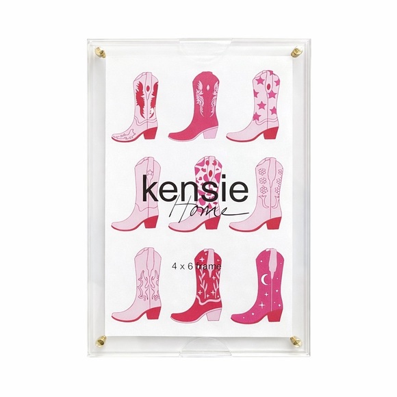 Kensie Other - Kensie Home 4x6 Western Boot Art Picture Frame